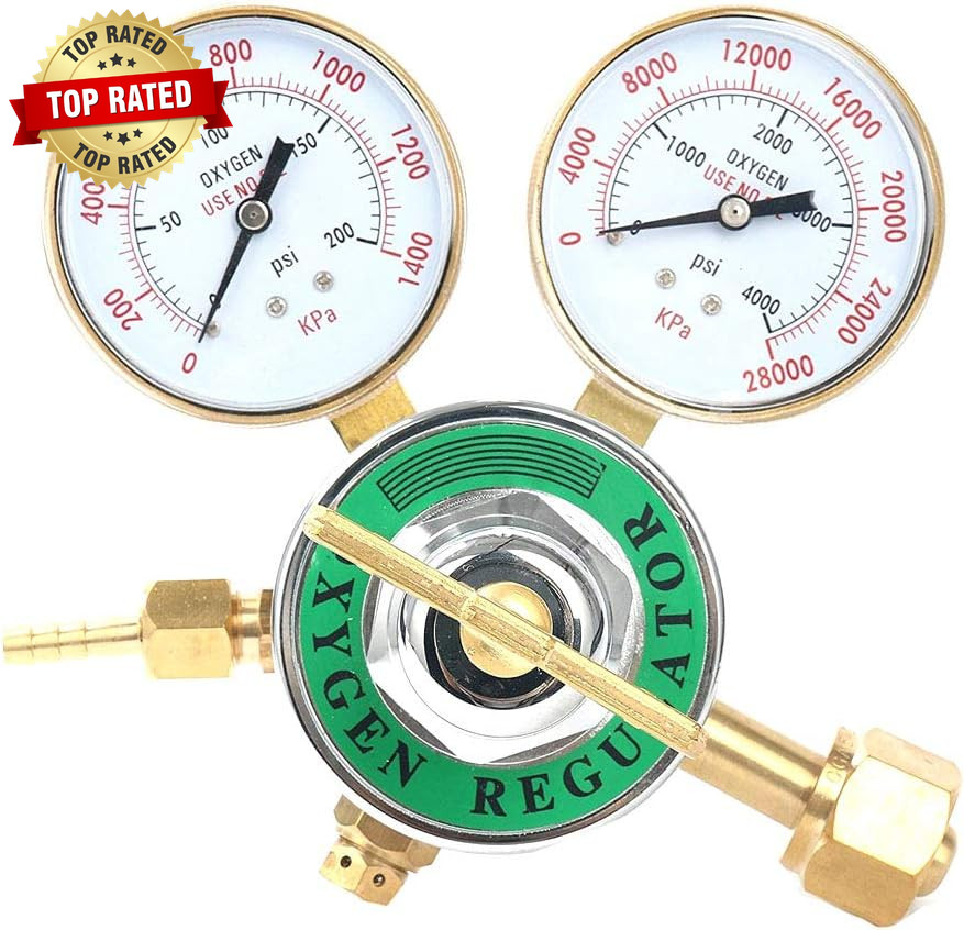 Oxygen Regulator Large Tank Gauge Cutting Torch Regulator CGA 540