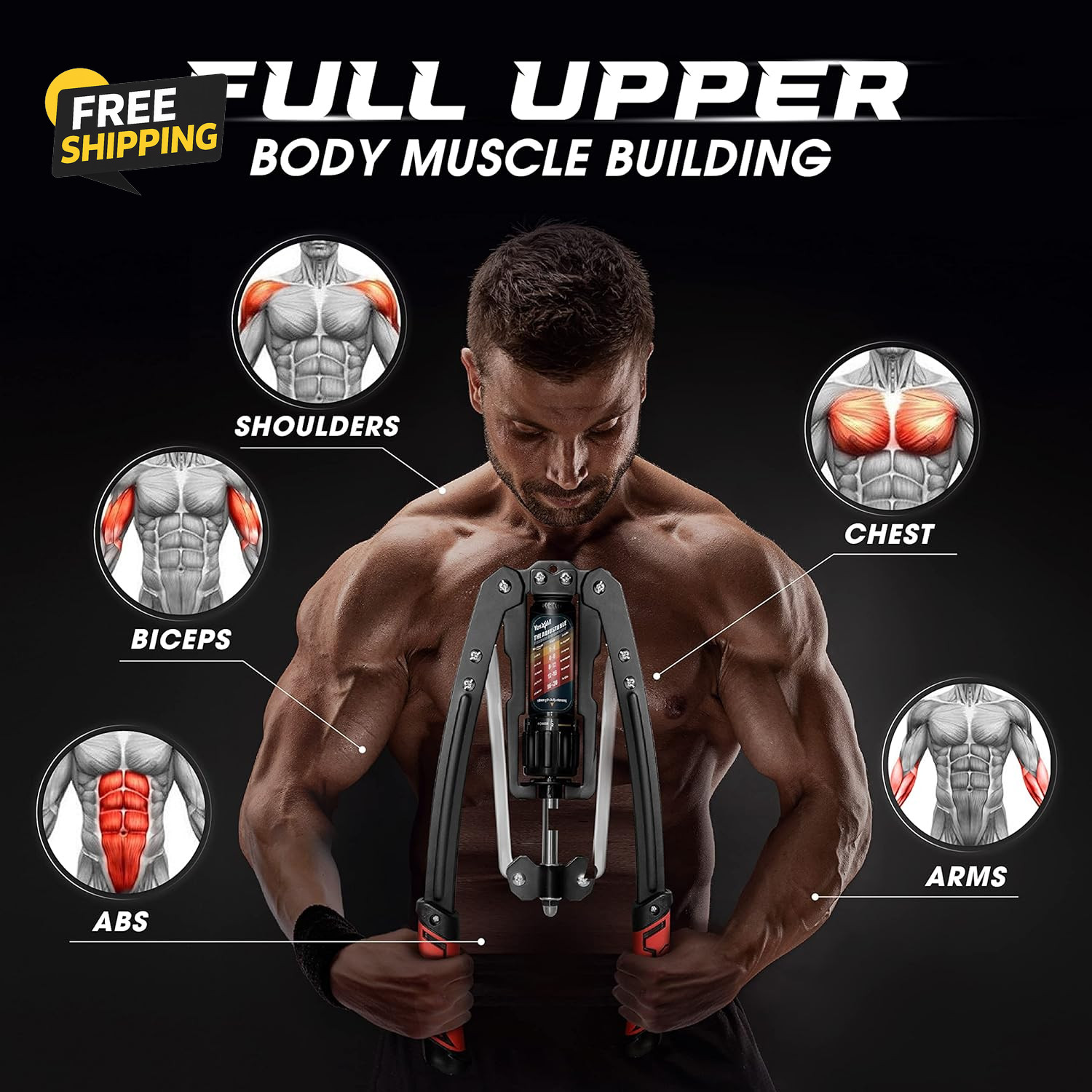 Wrist and Forearm Blaster - Wrist Roller & Forearm Roller for Training, Workout