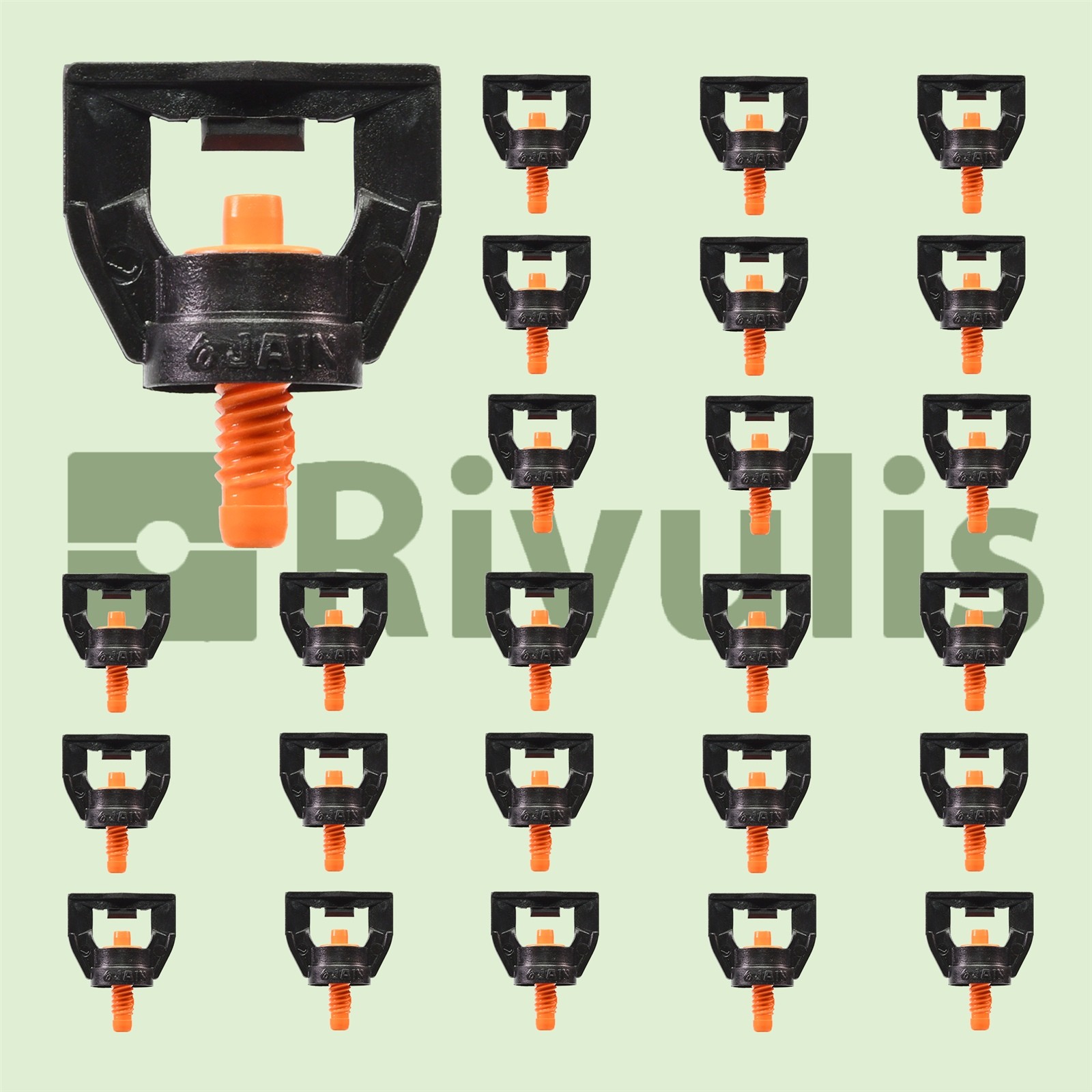 25 Rivulis Jain Jets Drip Micro Spray Emitters Inverted Pattern 14–20 feet F-35