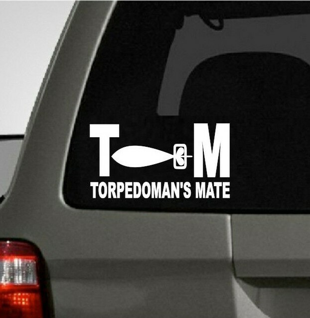 TORPEDOMAN'S MATE  TM U.S.NAVY Vinyl Window Decal Sticker