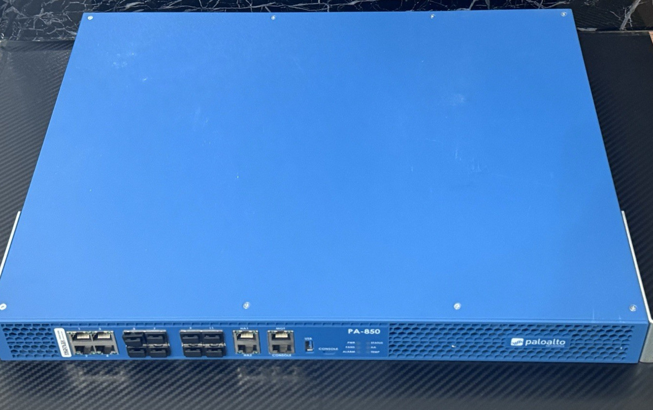 Palo Alto PA-850 Gigabit Next Generation Firewall 750-000119-00F