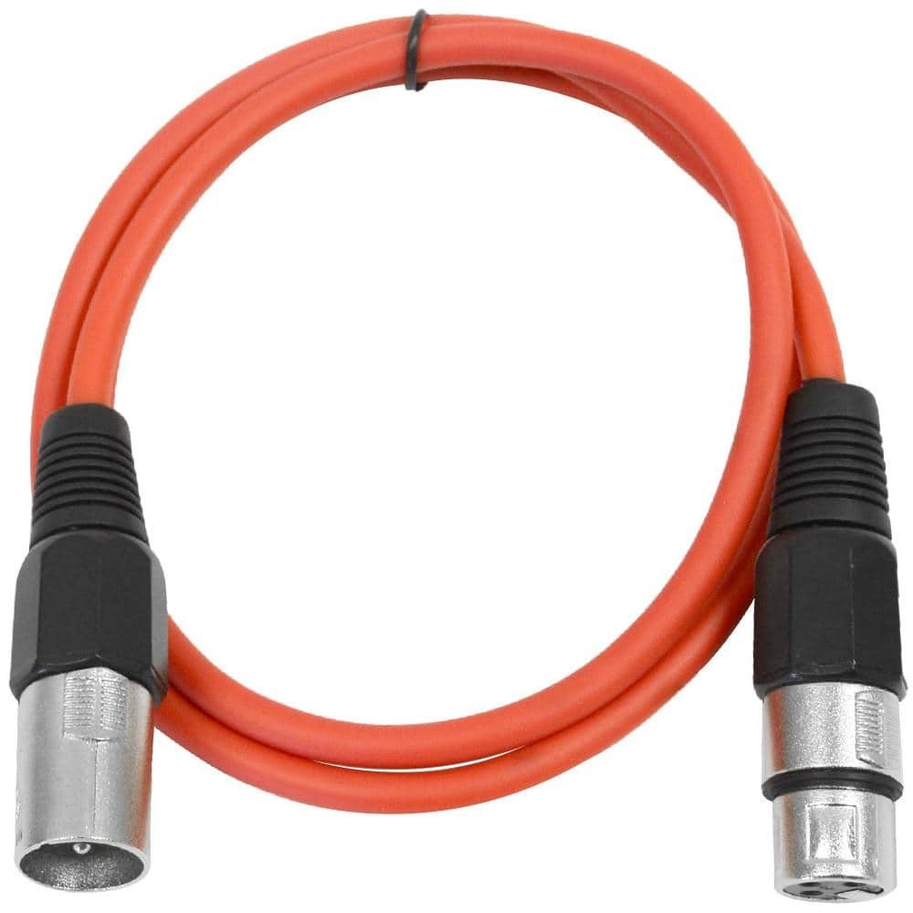 SAXLX3 Red 3ft XLR Patch Cable