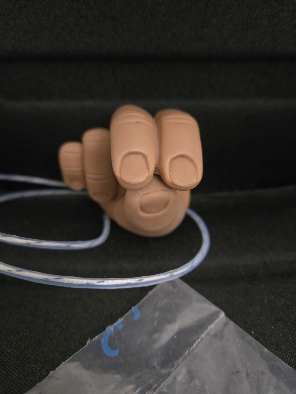 Right Fillauer Child CAPP Hand, Voluntary Opening, Medium Brown, 1/2"-20 Thread