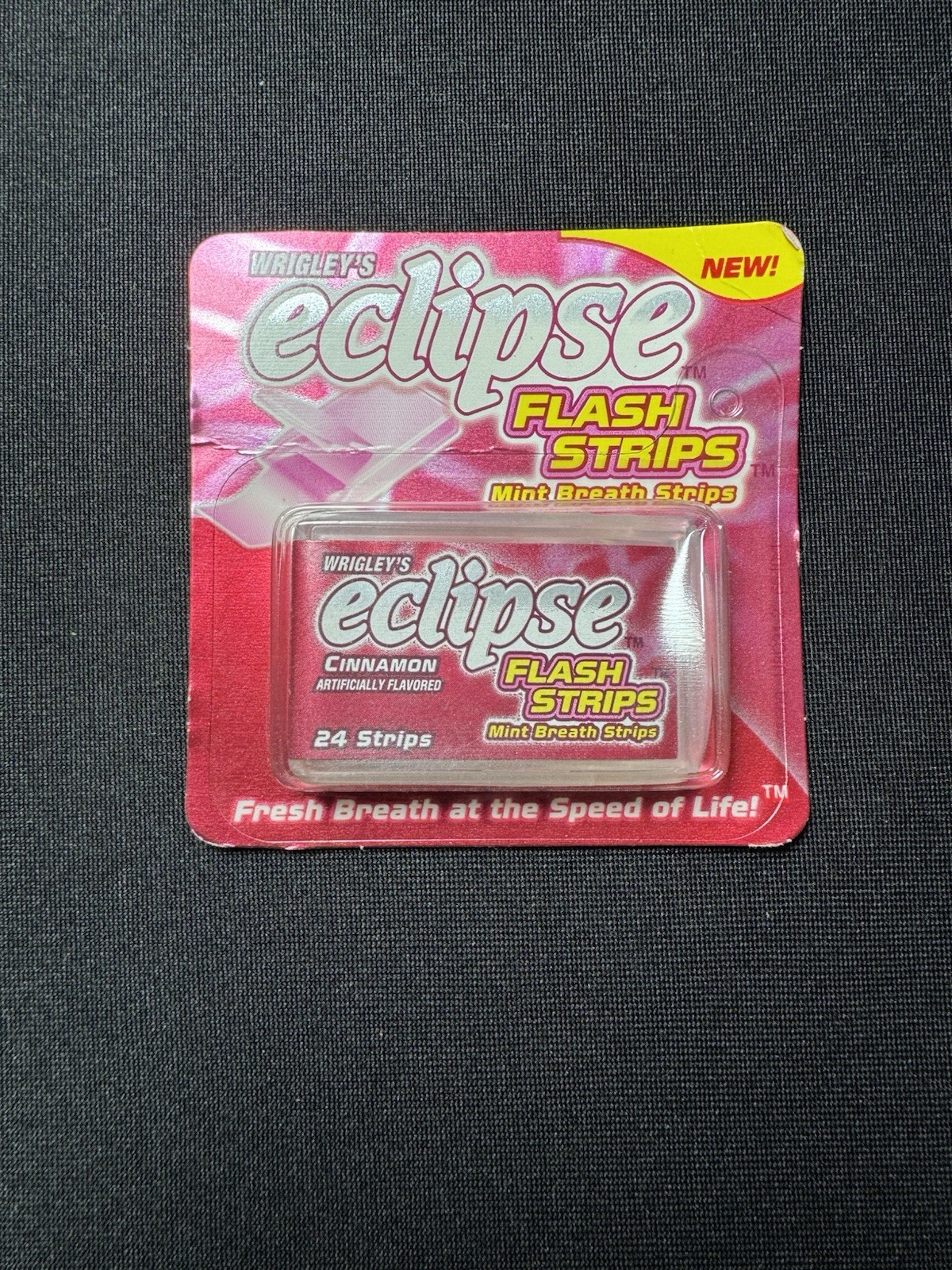 Wrigley's Eclipse Flash Strips Cinnamon Mint Breath Strips 1 Collectible Pack