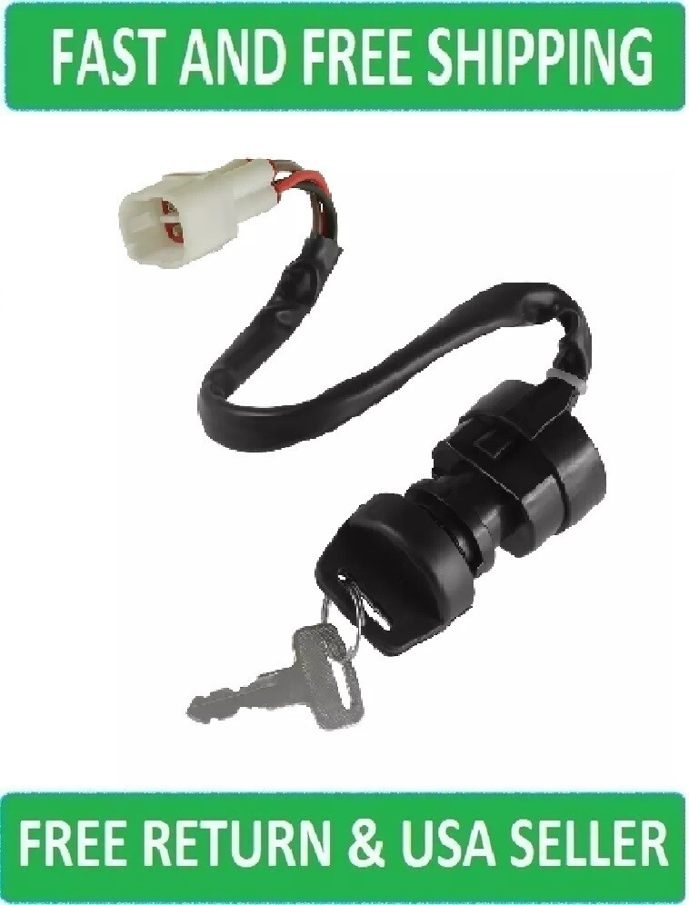 New Ignition Key Switch for Yamaha Big Bear 400 YFM400 4x4 2x4 2000-2001 Atv OEM