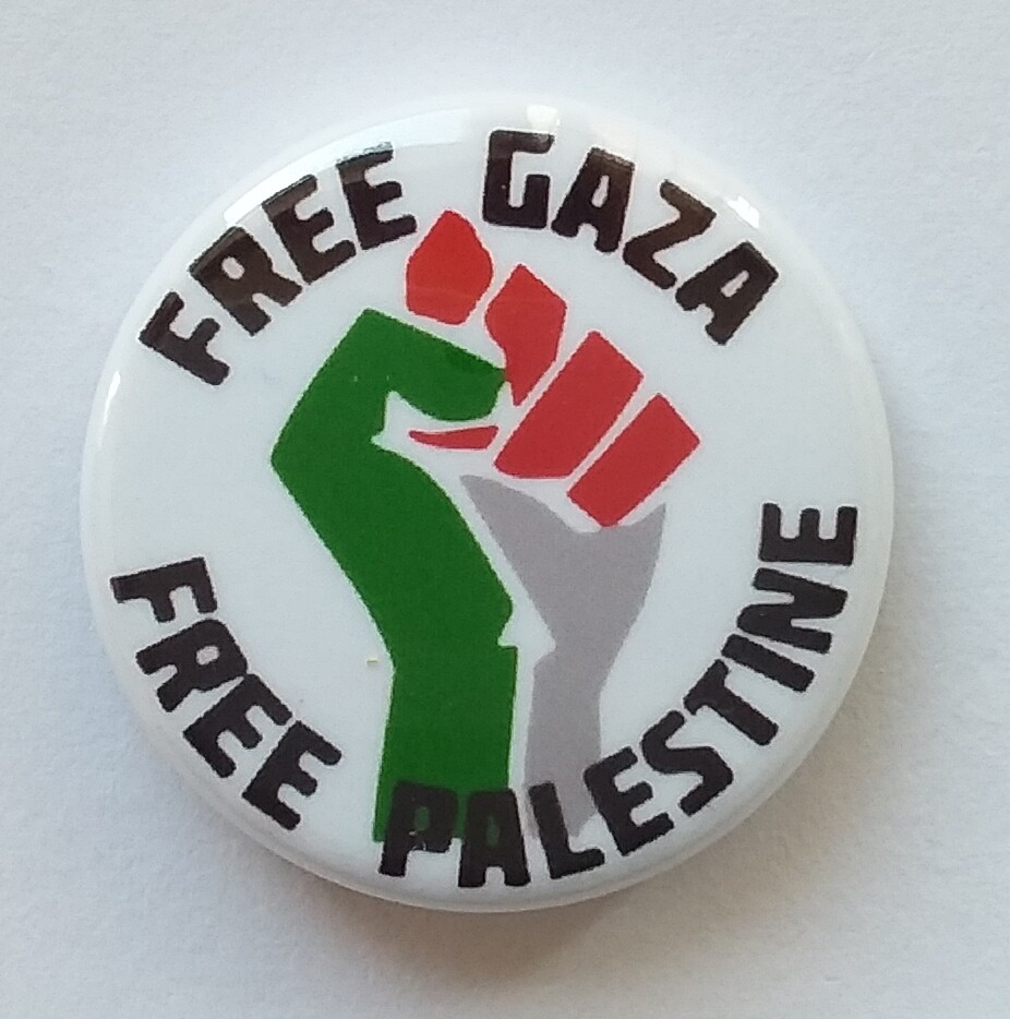 FREE PALESTINE FREE GAZA BUTTON BADGE Palestinian Freedom Filasṭīn حرروا فلسطين