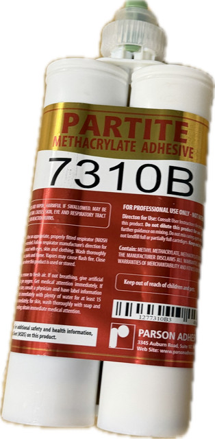Partite 7310B Methacrylate Adhesive 400ml Cartridge 1:1 Ratio