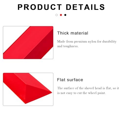 Chisel Scraper, Non-Marring High Impact Resistant Nylon Razor Scraper Remover