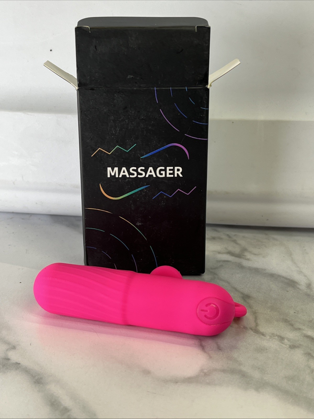 Women Mini Powerful Bullet Shape 10 Speed Vibrating Neck Body Massage Personal