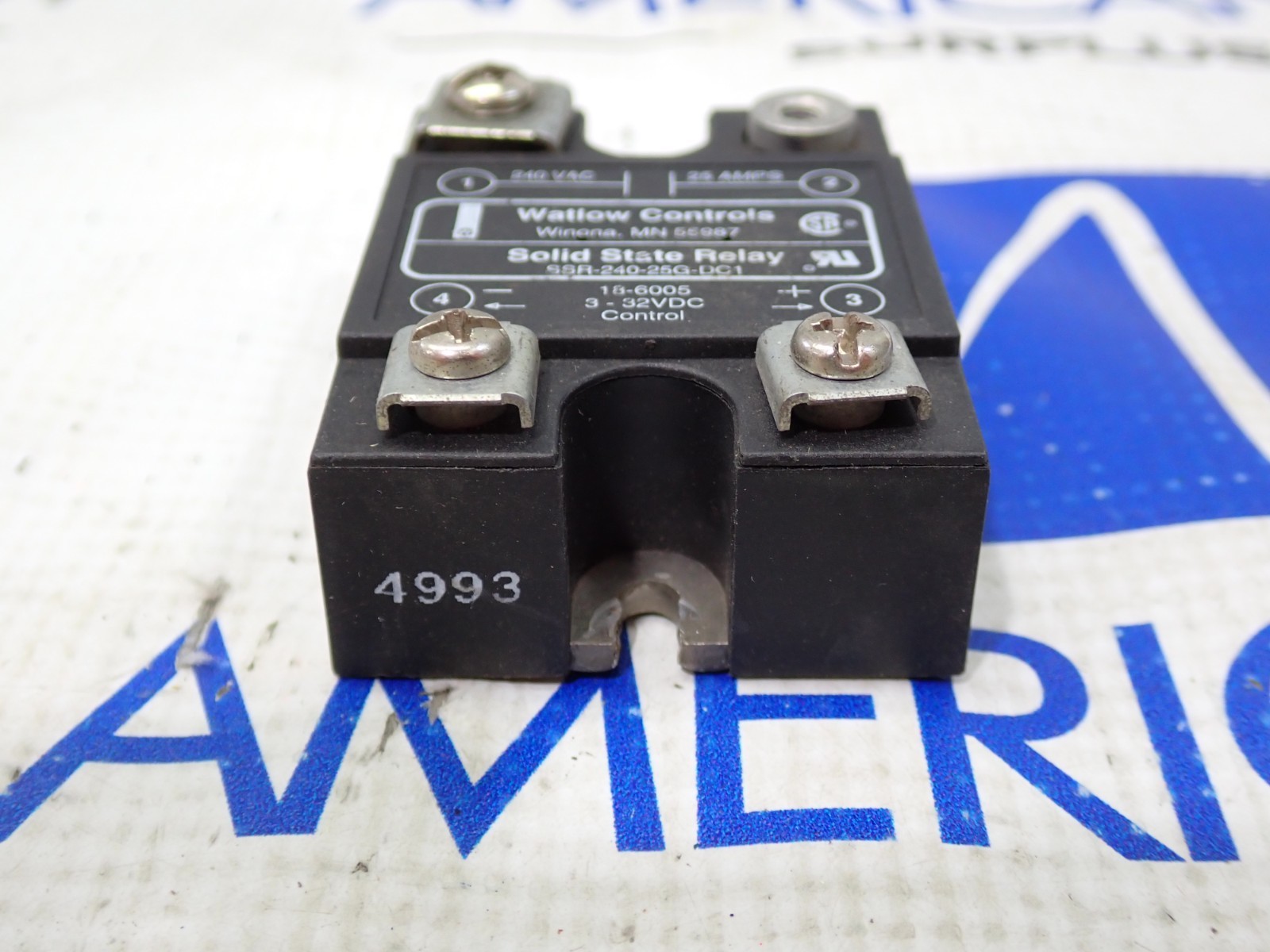 Watlo Control SSR-240-25G-DC1 Solid State Relay 240VAC 25A
