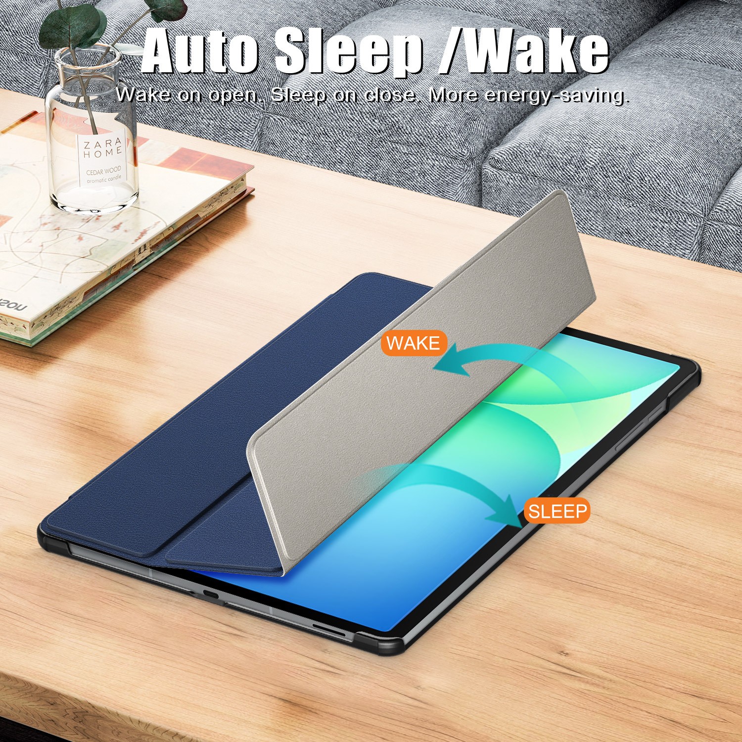 Stand Case Cover For Samsung Tab S10 FE Plus Shockproof Smart Sleep Wake Cover