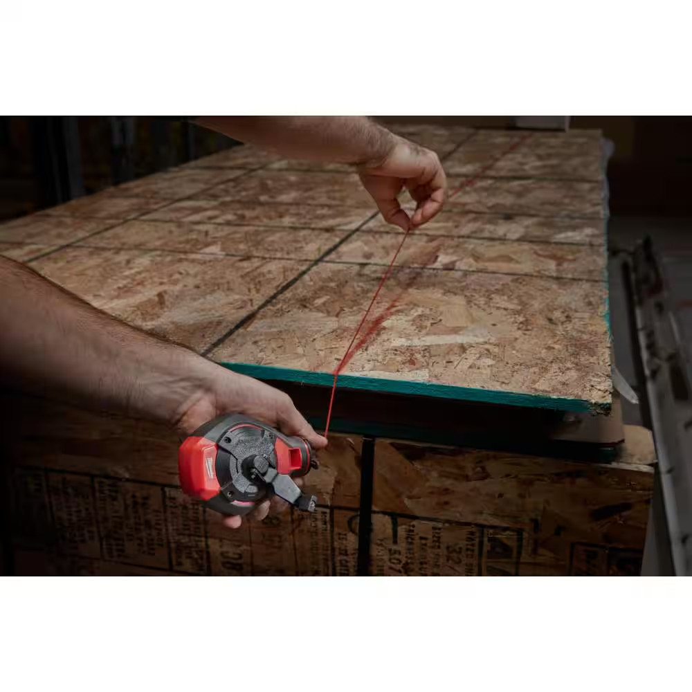 100 Ft. Bold Line Chalk Reel Kit with Red Chalk