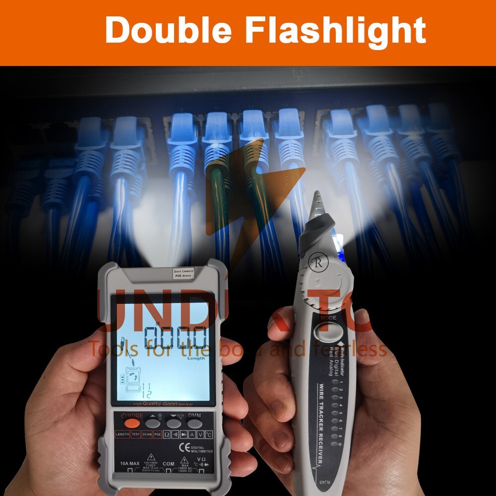 Thunder Tools KKMoon KKM618 Handheld Portable Cable Tester with LCD