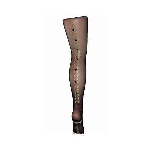 Jonathan Aston Black/Gold Embellished Back Seam Tight