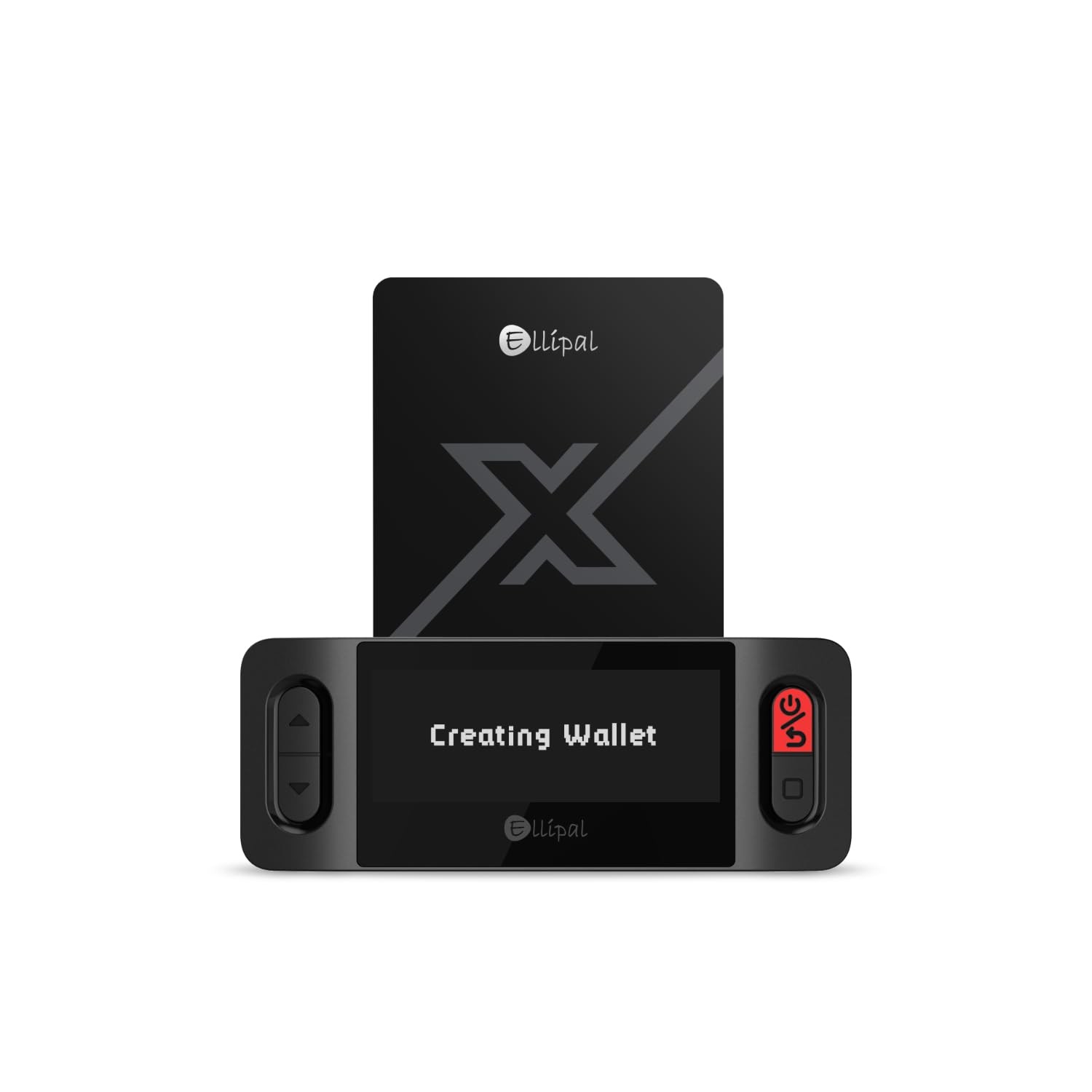 ELLIPAL X Card – Air Gapped Crypto Cold Wallet with Starter Accessory Black