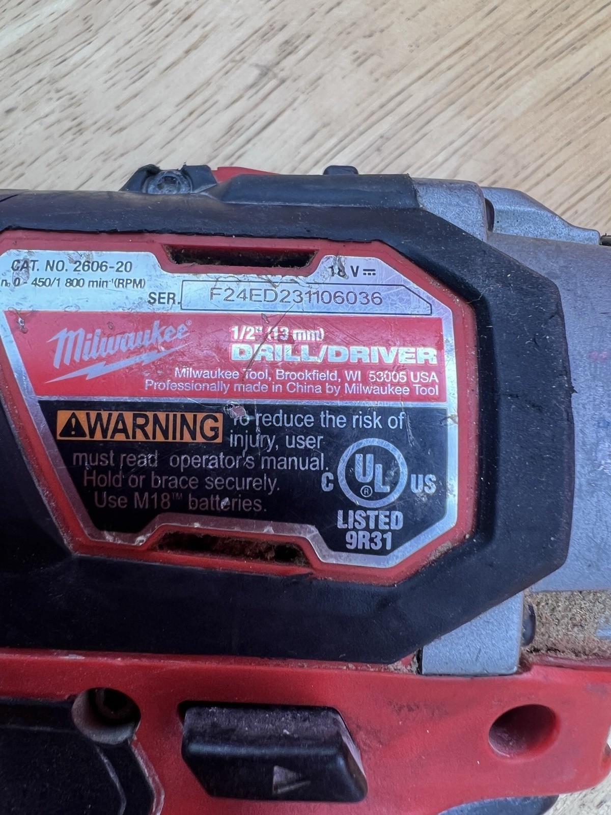 MILWAUKEE Drill TOOLS 2606-20