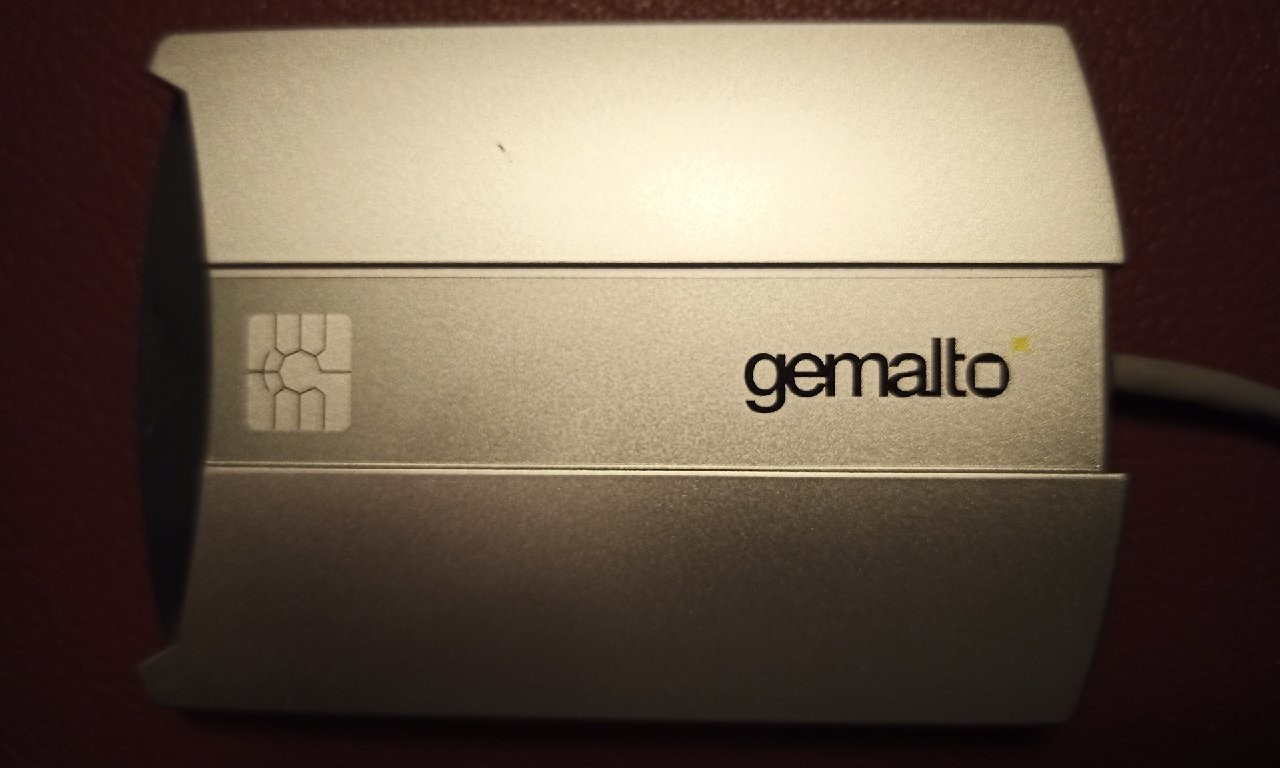 GEMALTO GemPlus HWP114112B GEMPC USB Smart Card Reader