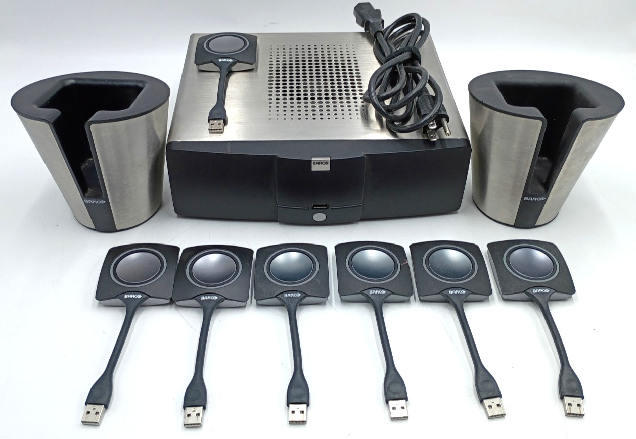 Barco ClickShare CSC-1 Base Unit Wireless Presentation System w/ 7 Buttons READ