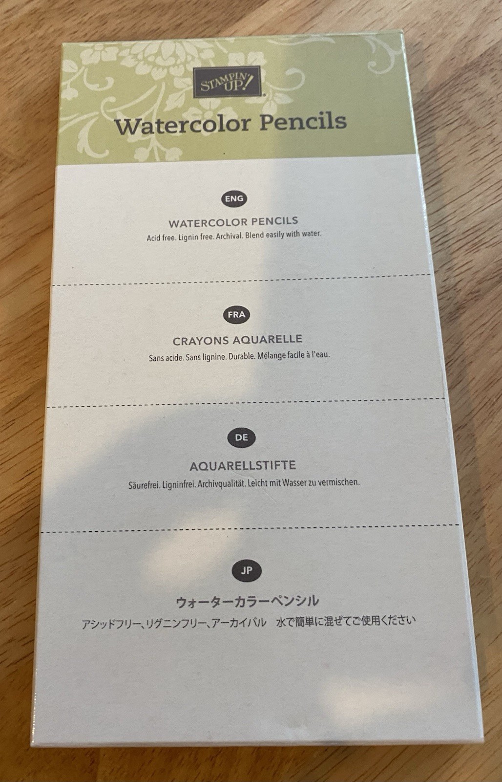 Stampin Up Watercolor Pencil Set Assortment: Acid & Lignin Free, Archival