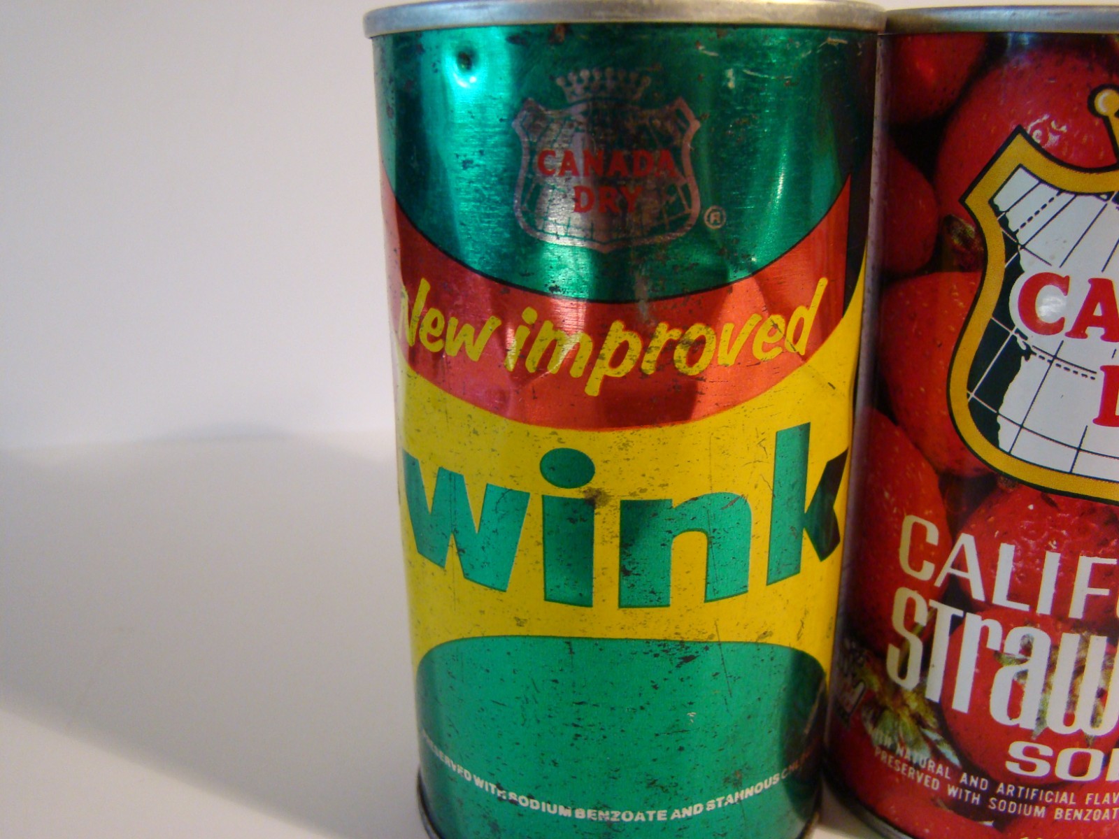 Canada Dry Cans Lot Of 4 Different