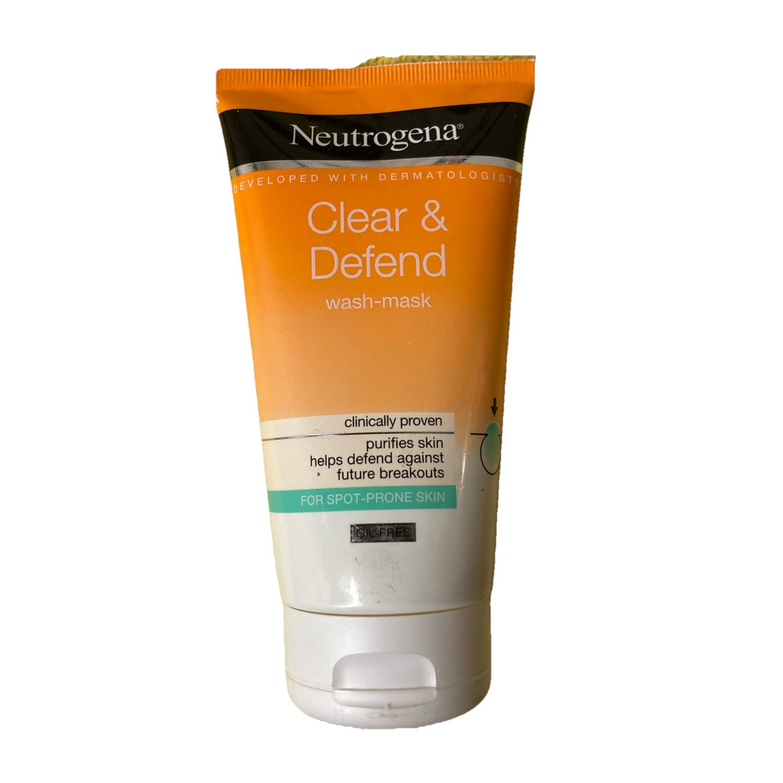 Neutrogena Clear & Defend Wash Mask for Spot Prone Skin Oil Free 150ml