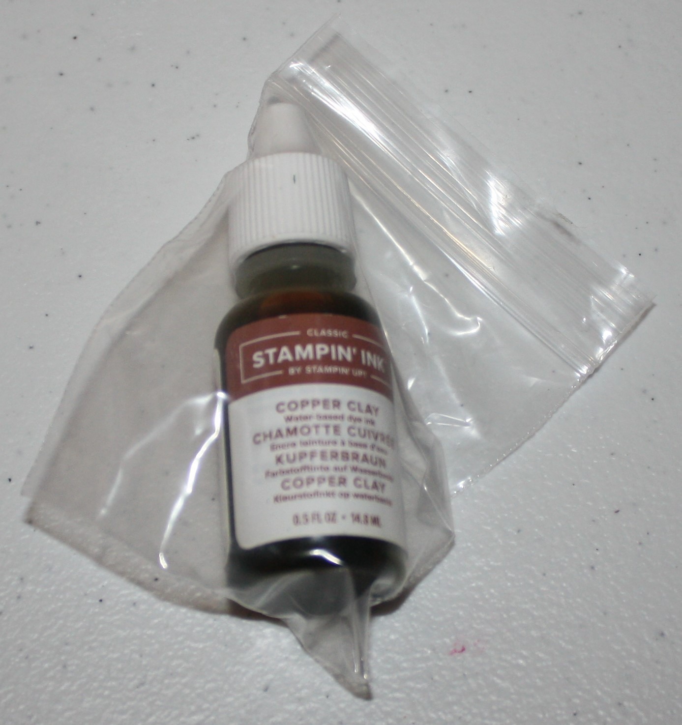 Stampin Up Retired COPPER CLAY In Color Ink Refill Brown NEW