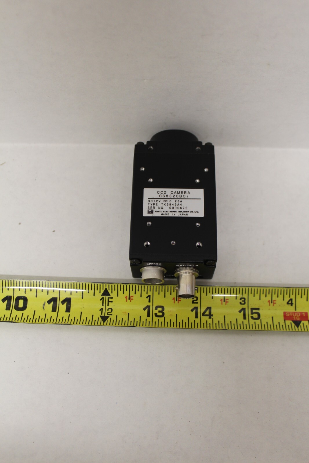 TOKYO ELECTRONIC CCD CAMERA CS 8320BCI