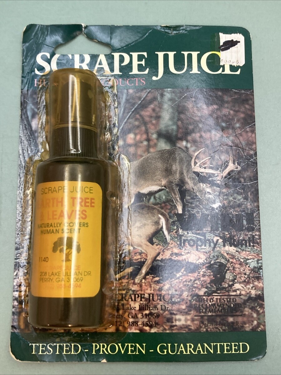 NEW GENUINE SCRAPE JUICE 1140 EARTH, TREE LEAVES