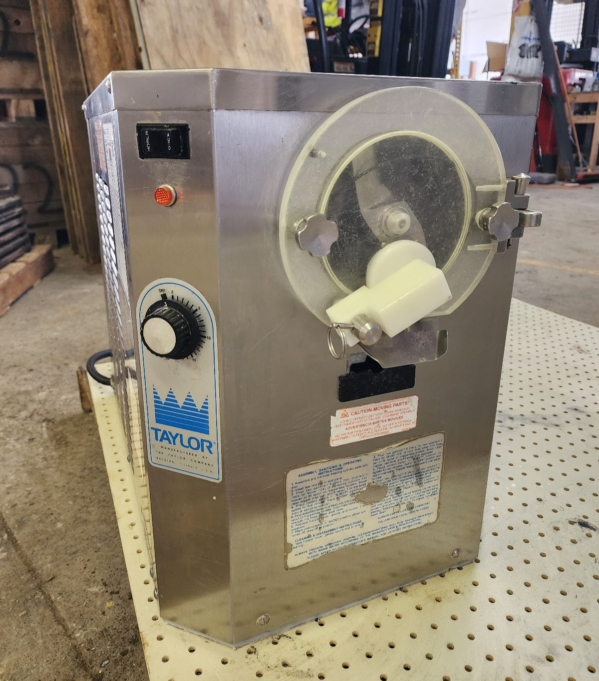 Taylor Crown 104-27 Countertop Ice Cream Air Cooled Batch Freezer 230V