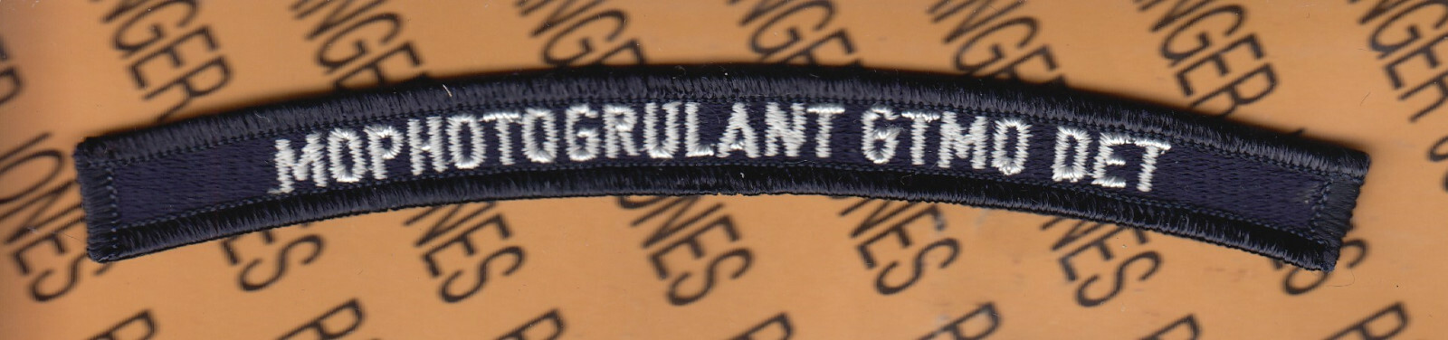 USN Navy Mobile Photo Group Atlantic GUANTANAMO BAY Det Tab 5.75" patch