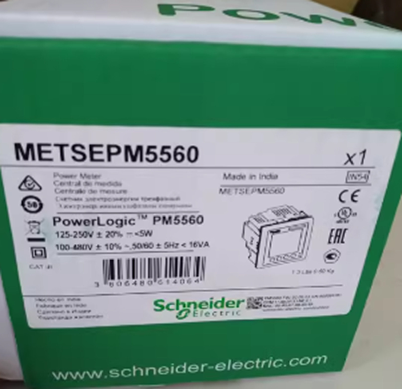 New In Box Schneider METSEPM5560