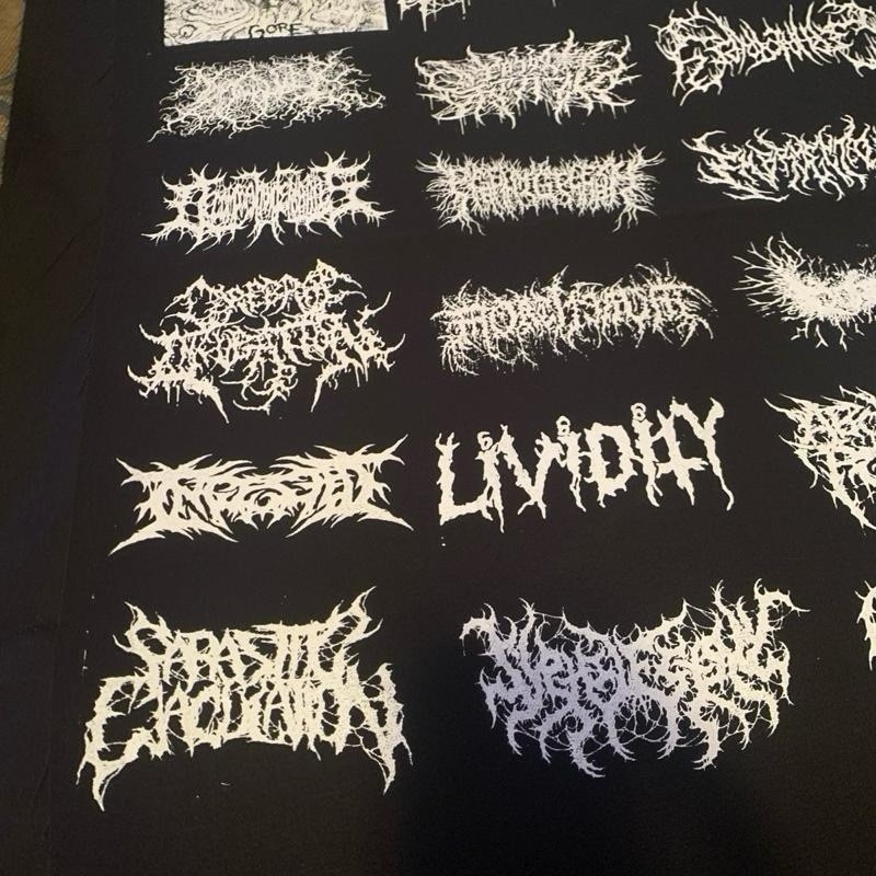 Brutal Death Metal Patches Sheet