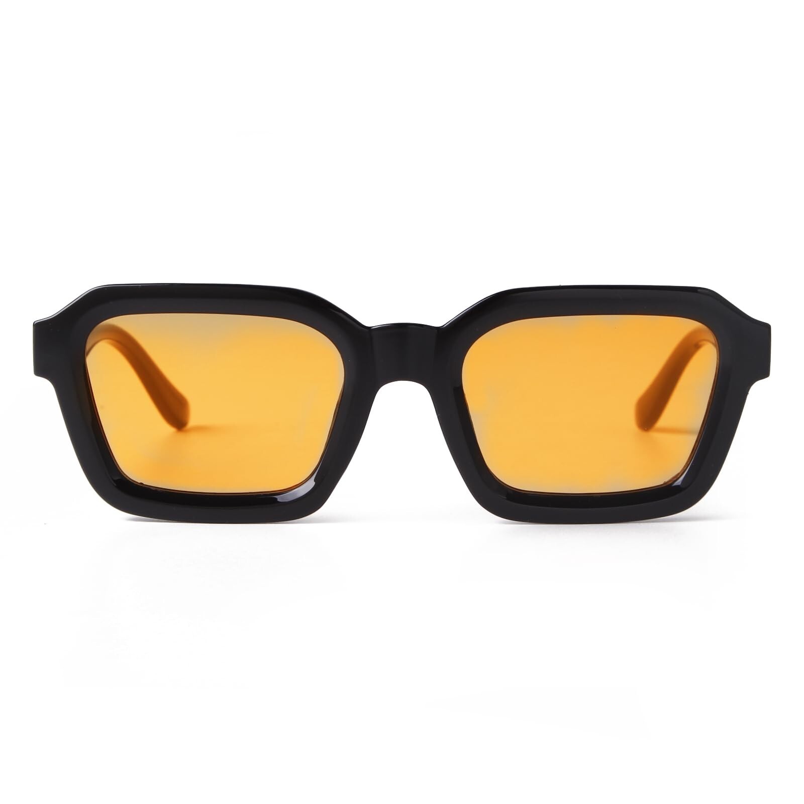 ADE WU Trendy Square Sunglasses for Women Men, Unique Designer Inspired 70s 8...