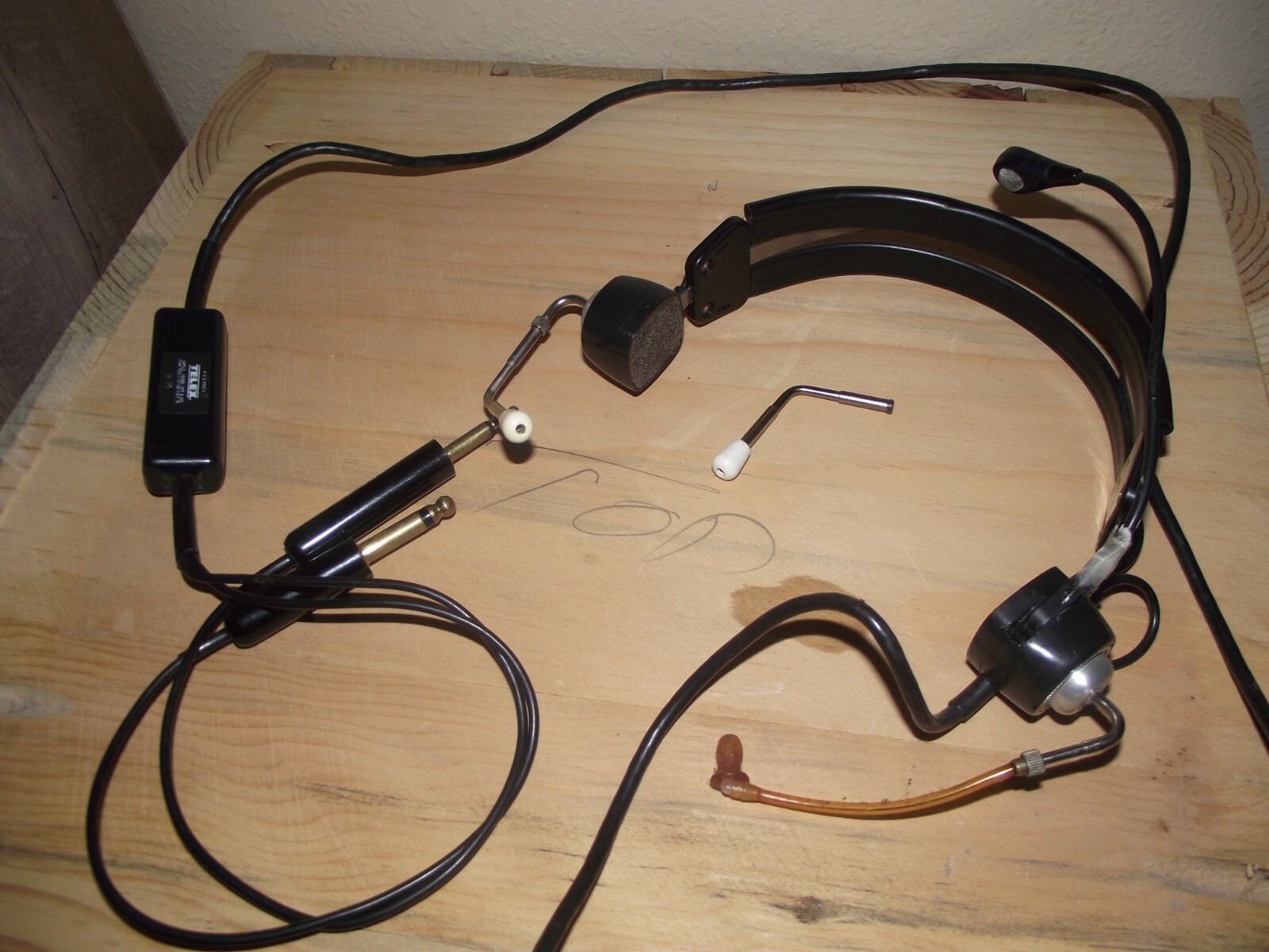 Telex 5x5 Pro 1 aviation  Headset with Dual Connector for parts