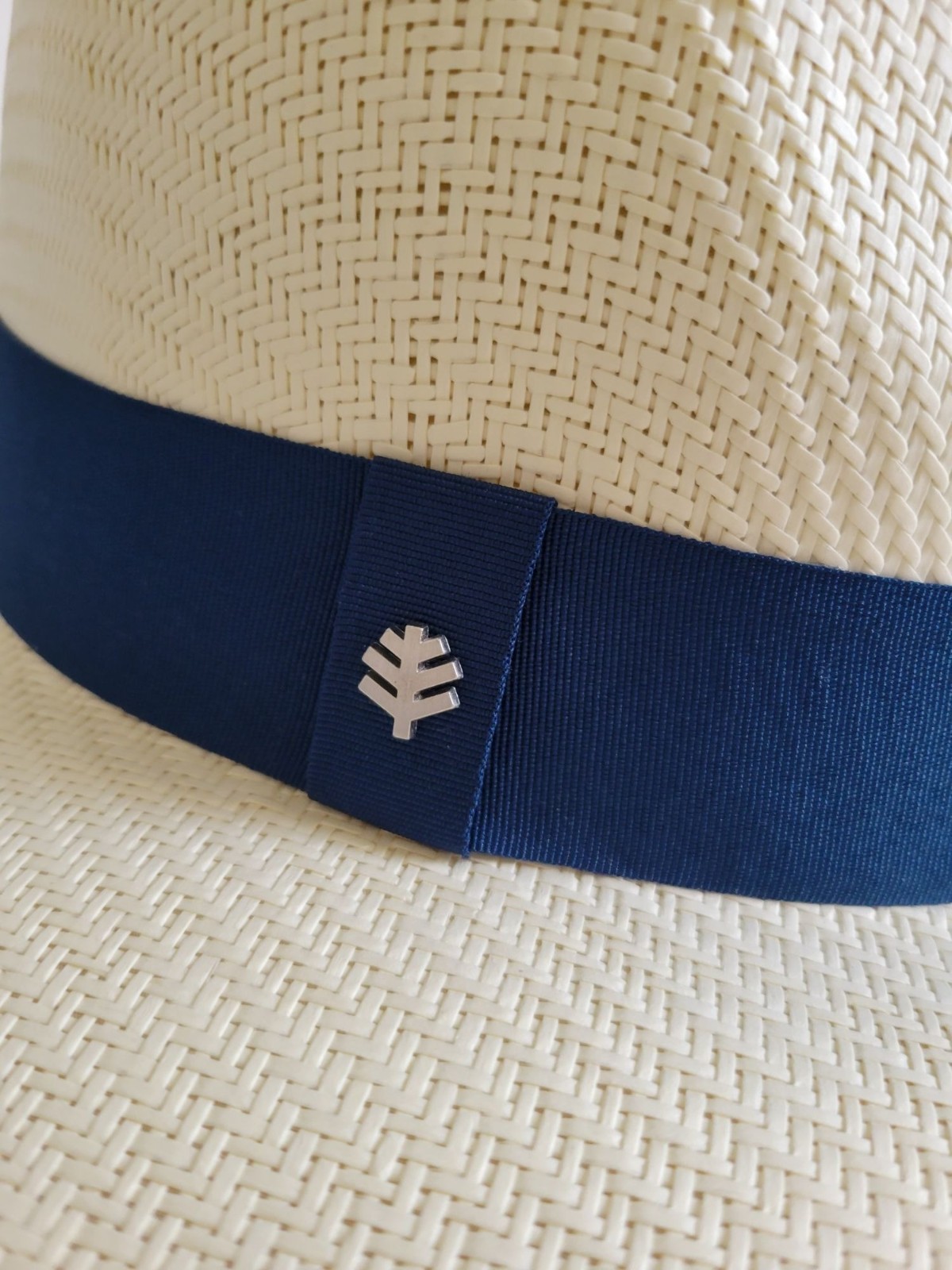 Coolibar Amber Asymmetrical hat Fedora UPF 50+ Ivory Sun Protection Travel Light