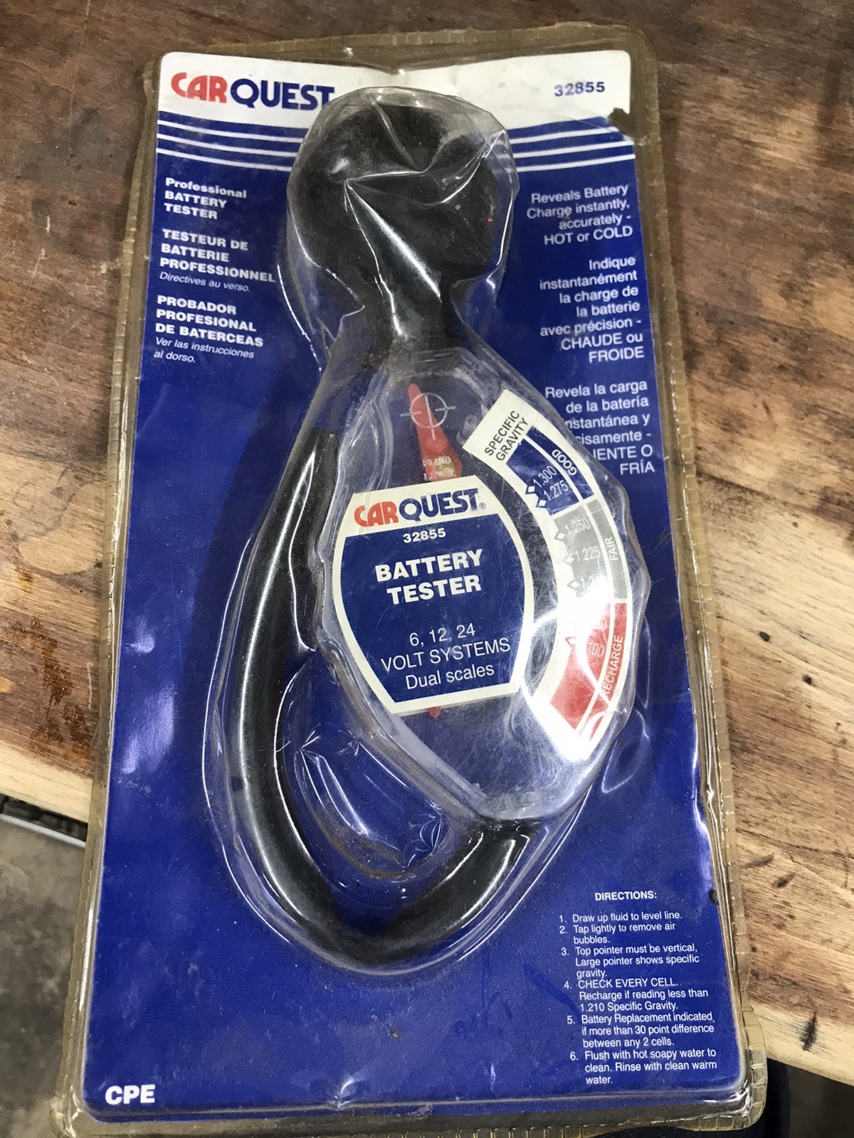 32855 carquest hydrometer battery tester lot 5575