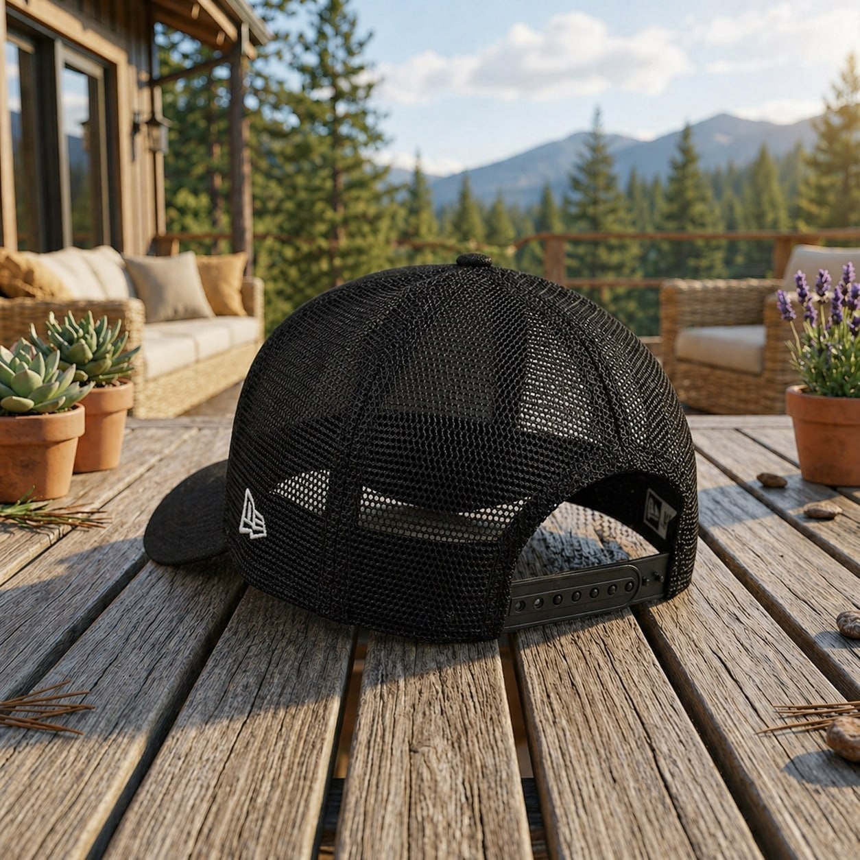 Subaru Embroidered Trucker Hat Mesh Adjustable Snapback Car Cap