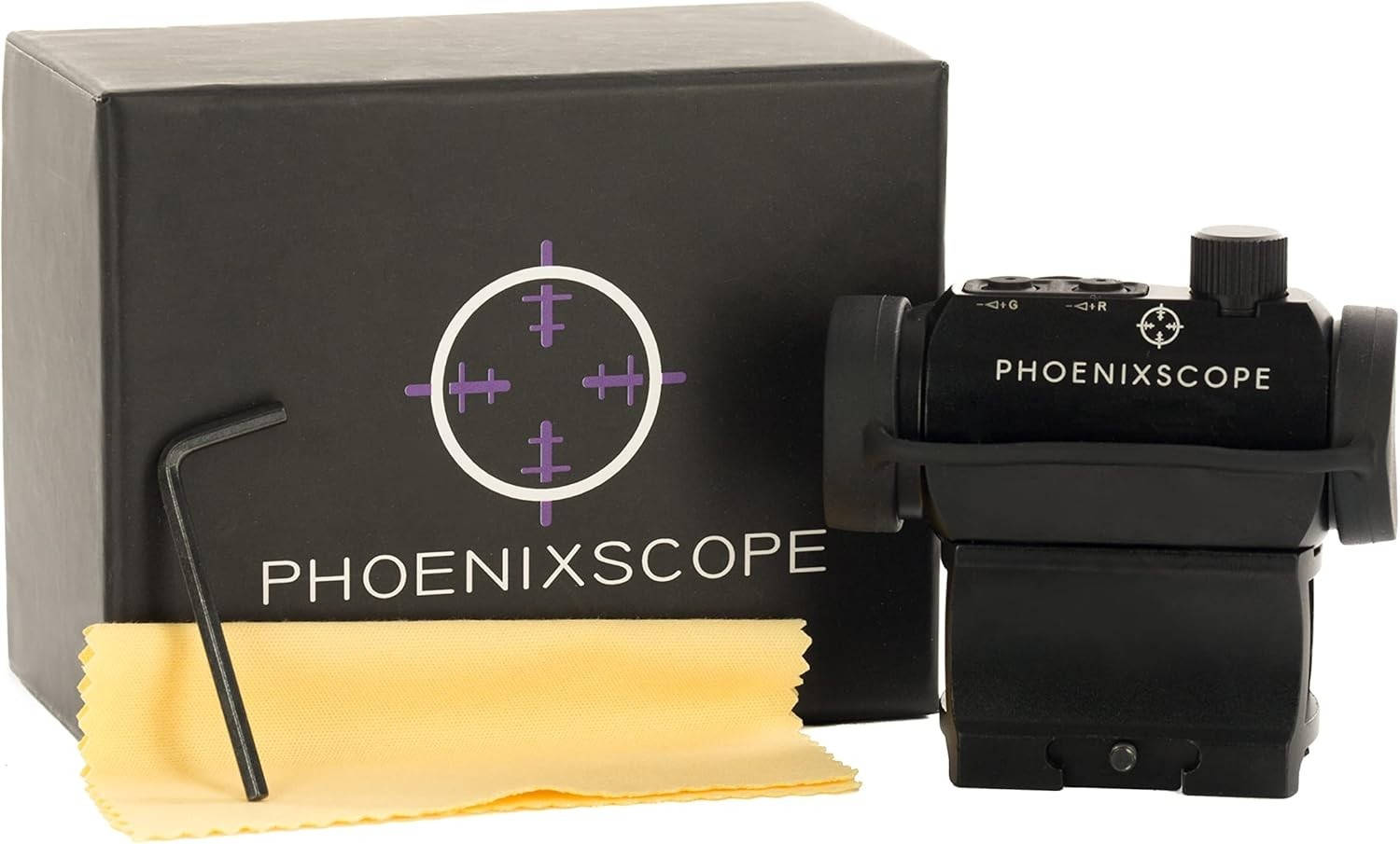 Red & Green Micro Dot Sight Scope - Strong Case - Easy Use/Install - Adjustable