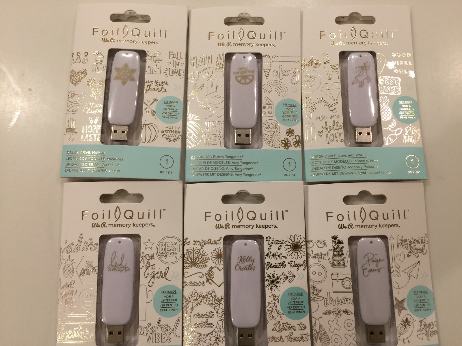 American Crafts We R Memory Keepers Foil Quill USB Drive You Choose New