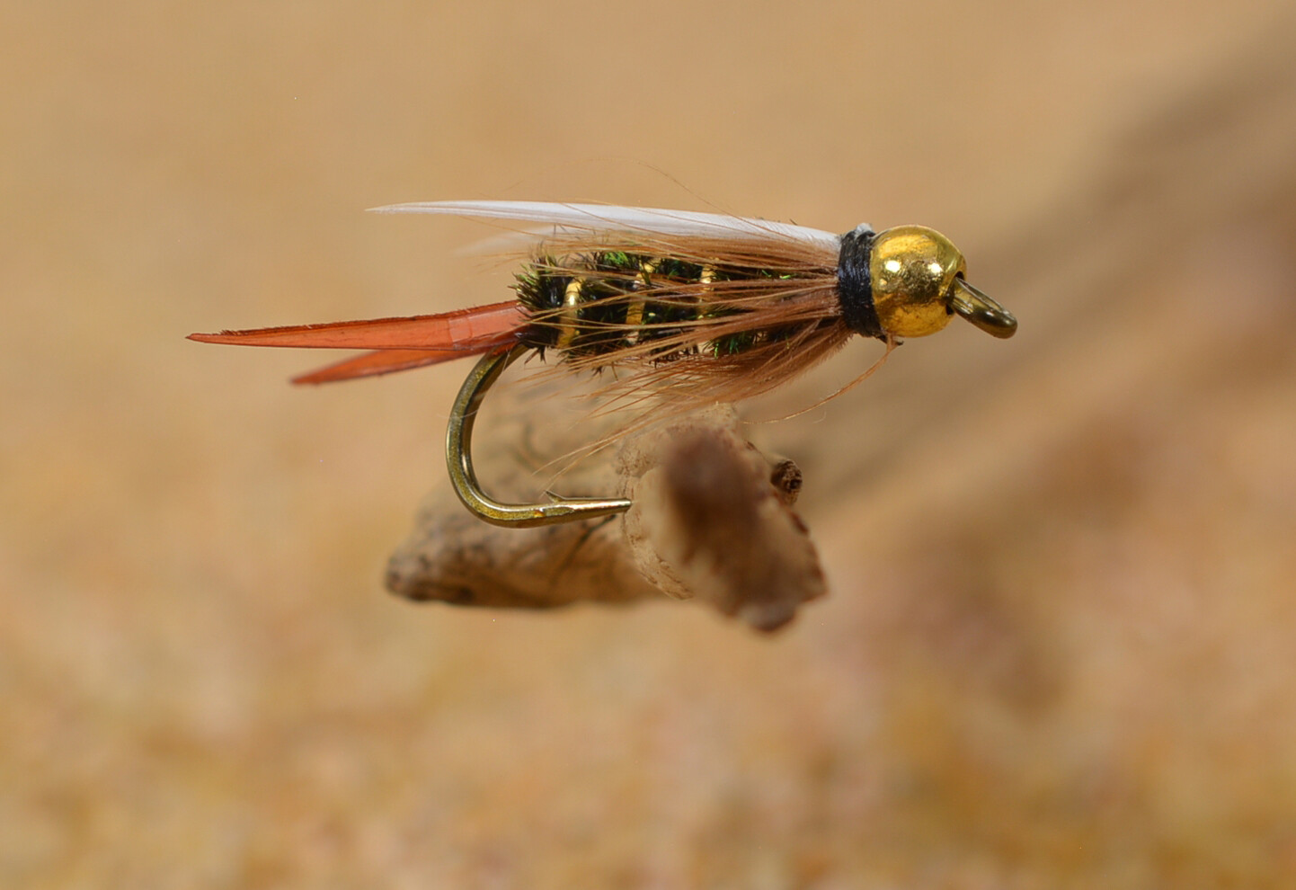1 Doz Bead Head Prince Nymph Fishing Flies - Mustad Signature Fly Hooks