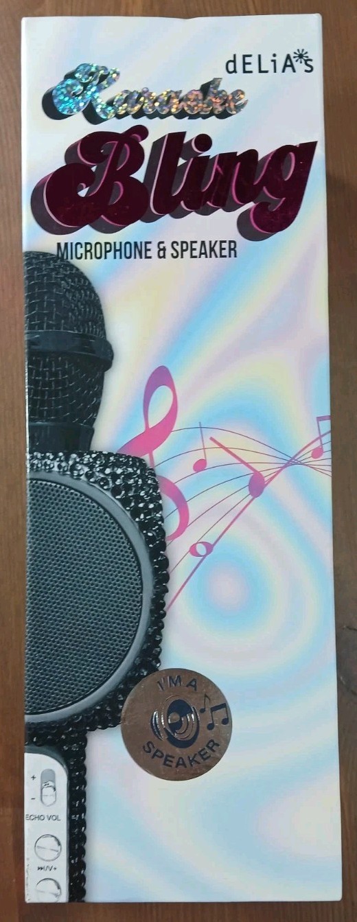 Bling Edition Bluetooth Karaoke Microphone & Speakers - NEW in BOX