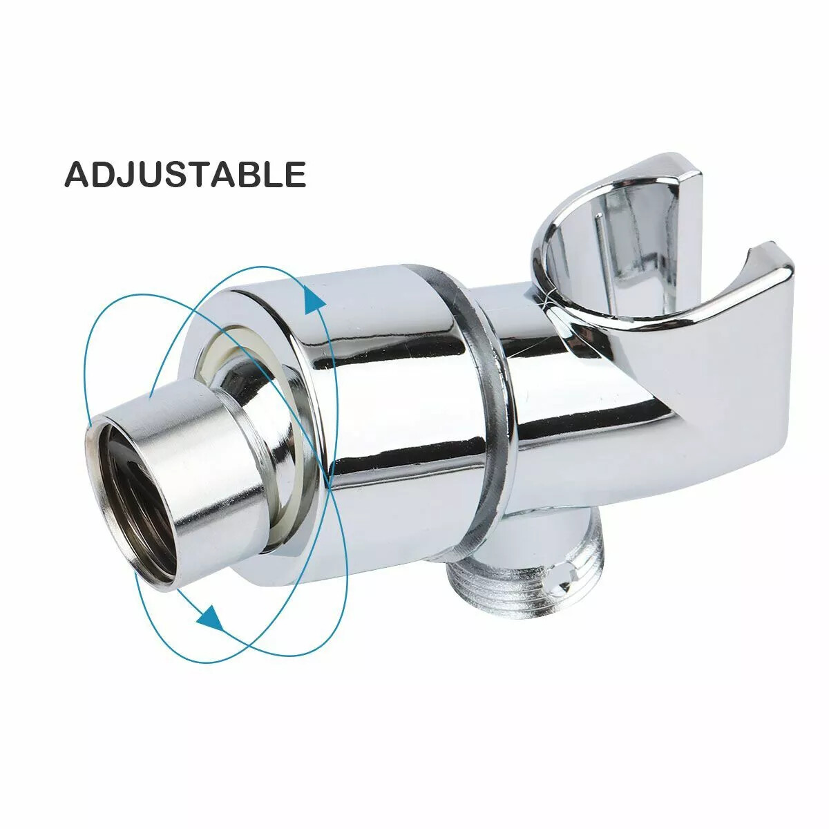 Adjustable Handheld Shower Head Holder Wall-mounted Arm Bracket Handheld Shower