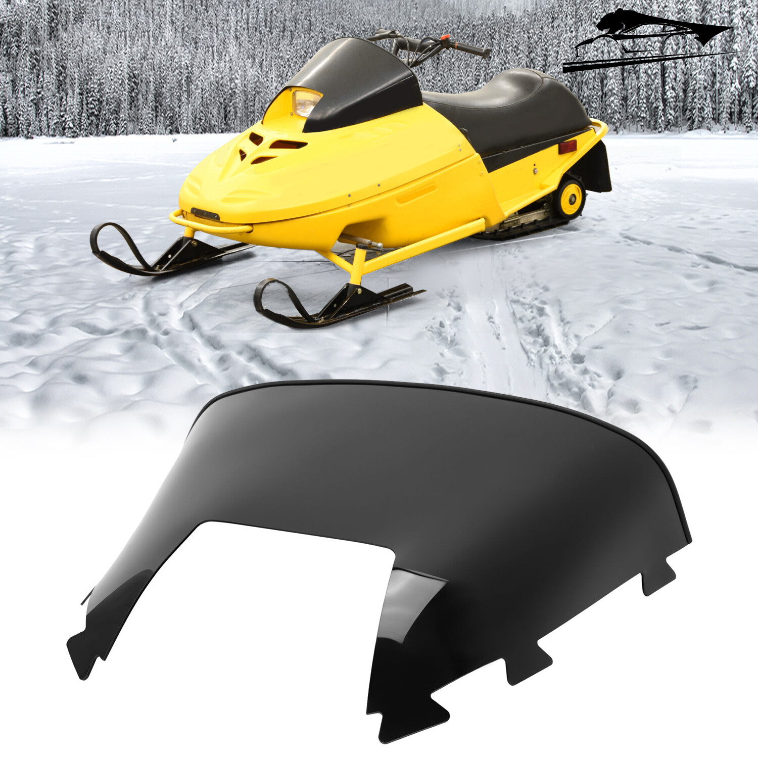 Fit For Ski-Doo MINI Z Kids Snowmobile Windshield 1998 1999 2000 2001 2002
