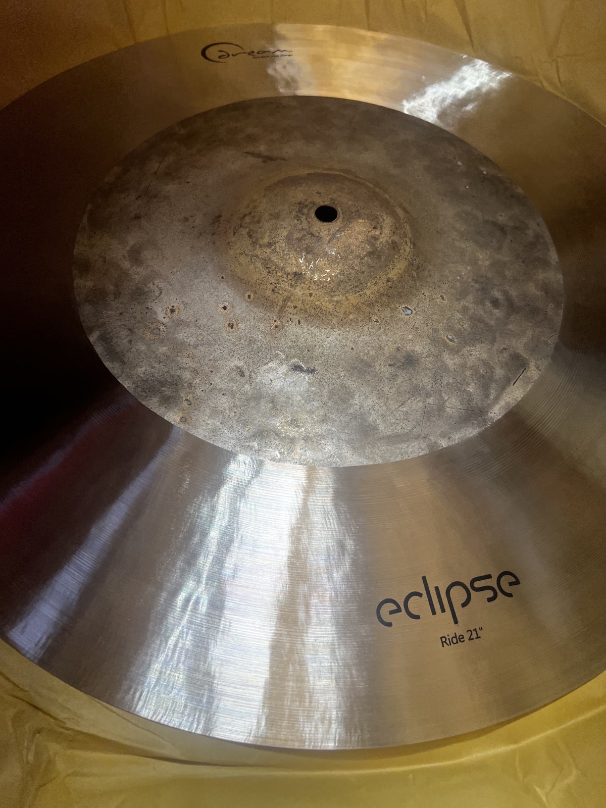 Dream Cymbals 21" Eclipse Ride Cymbal - Raw