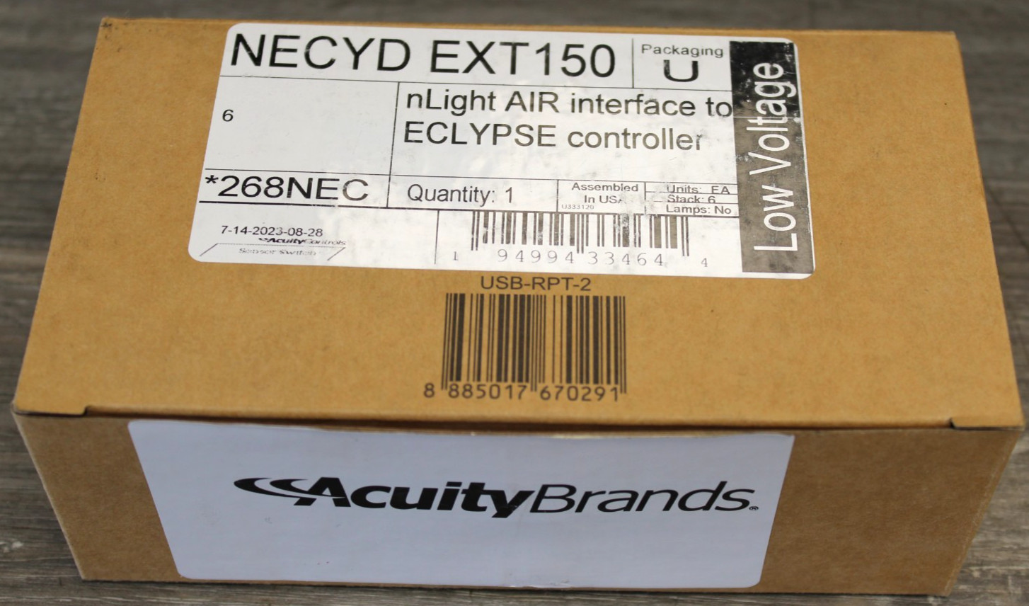 NEW Acuity lith NECYD EXT150 AIR Adapter's Extender 268NEC InLightAIR interface