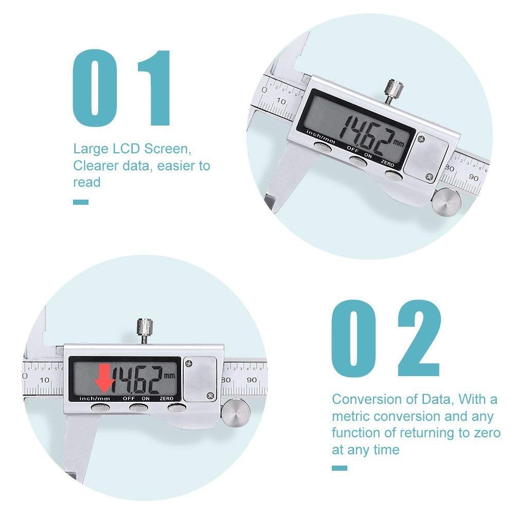 Stainless Steel Digital Caliper Tool