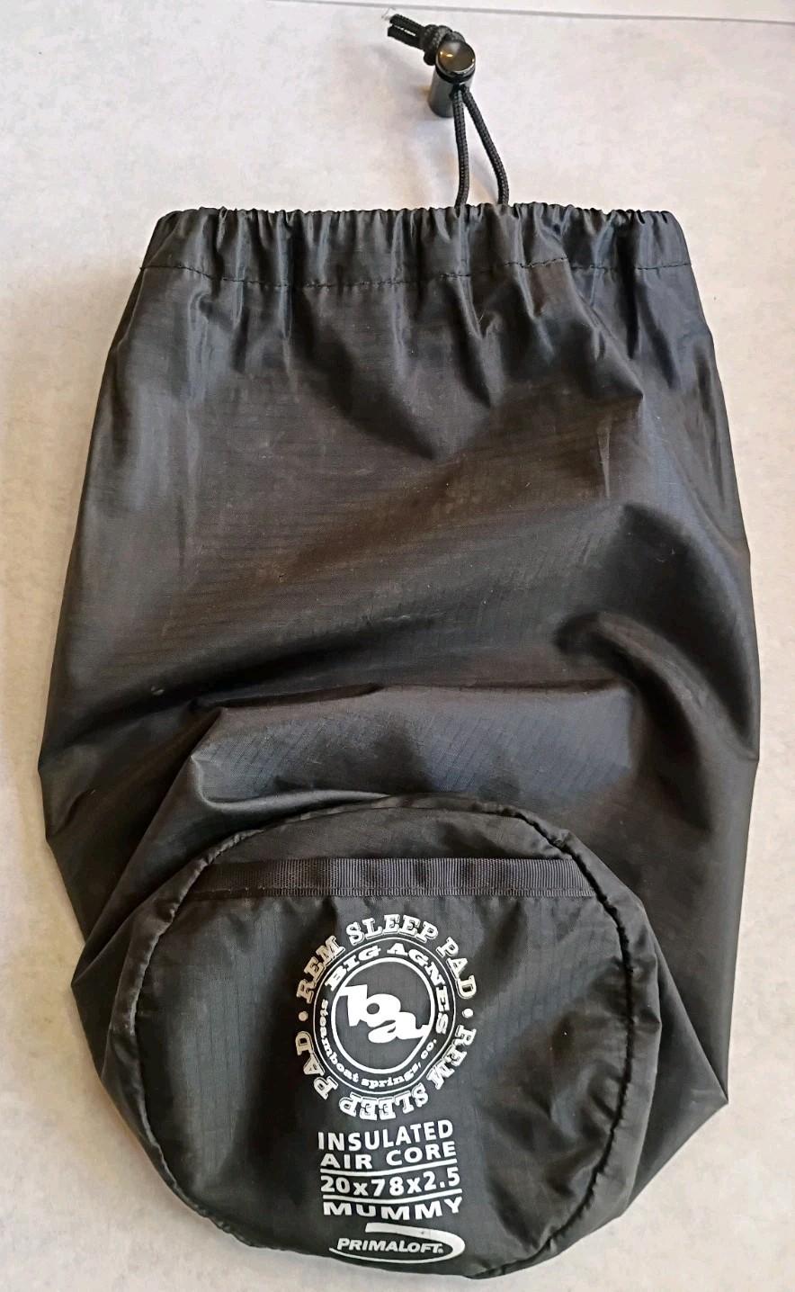 Big Agnes Insulated Mummy Air Core REM Sleep Pad Bag Pouch Carrying Case