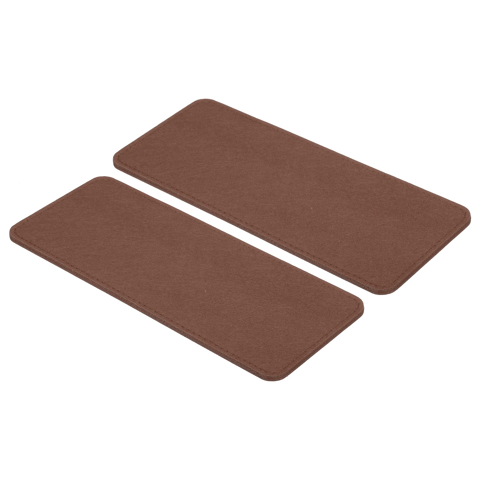 12''×5'' Felt Bag Base Shaper, 2pcs Bag Bottom Organizer Rectangle, Coffee