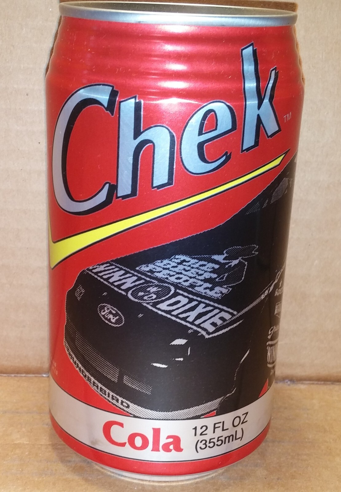 Chek Cola 12 oz Can Mark Martin and the #60 Ford Thunderbird - 1993