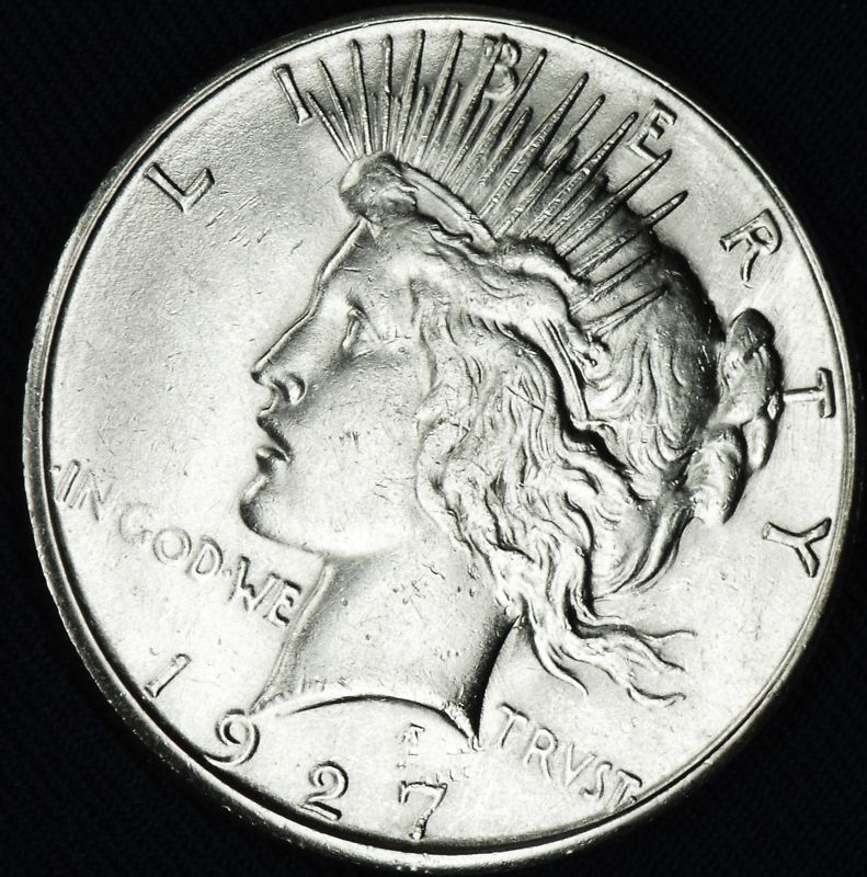 1927-S Peace Silver Dollar | High Grade Classic US Silver Coin | 34602-005 Inv I
